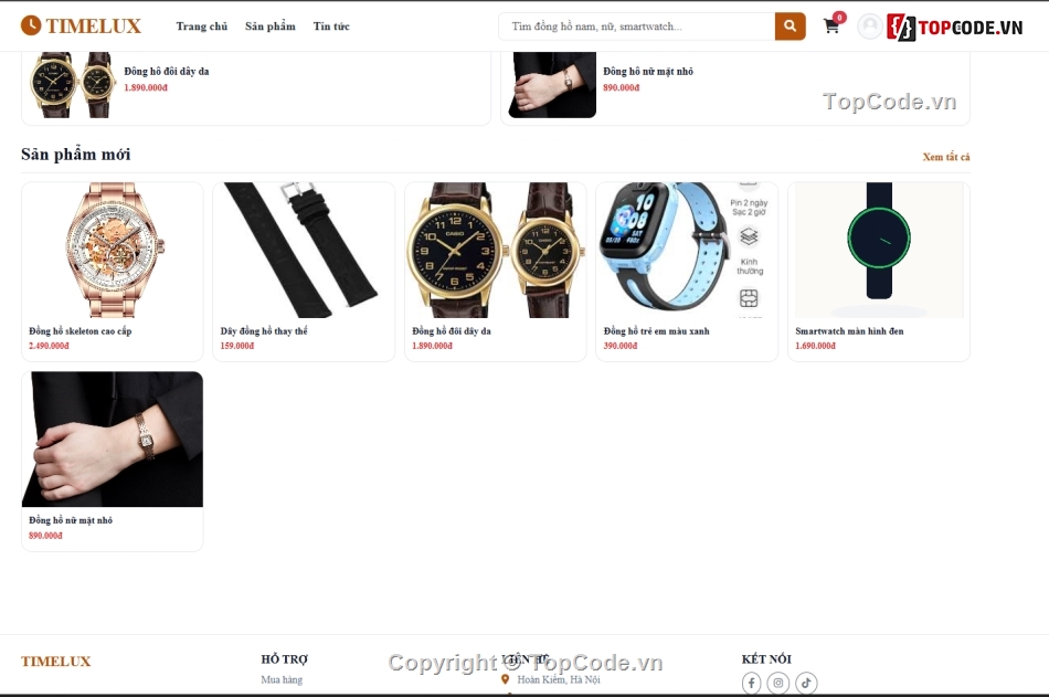 web bán đồng hồ,đồ án web,bán đồng hồ